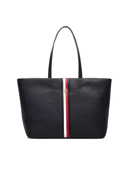 Tommy Hilfiger Дамска чанта Th Corp Ess Tote Тъмносин