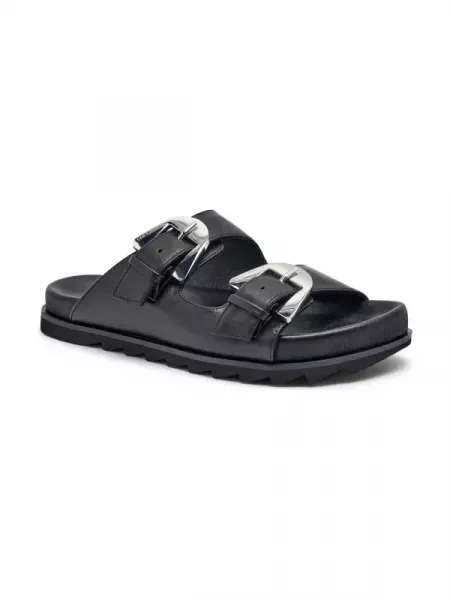 Coccinelle De piele șlapi Magalu negru