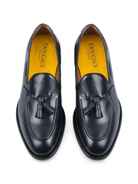 Pantofi loafer Doucal's din piele albastru