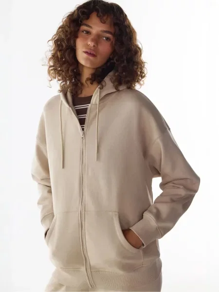Penti Mikina Kapuzenpullover' béžová