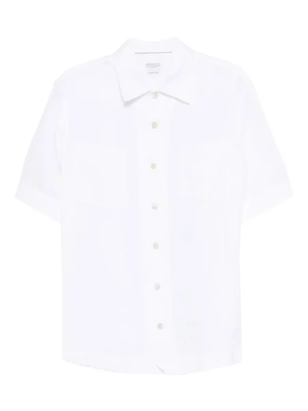 Krátká košile Brunello Cucinelli bílá