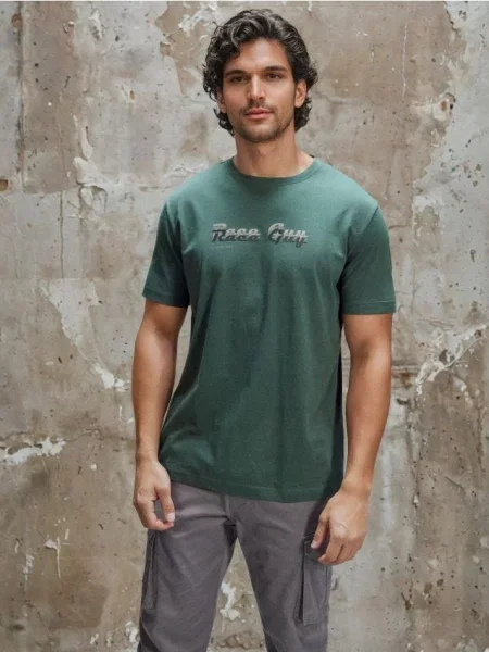 Sinsay koszulka z krótkim rękawem zielony