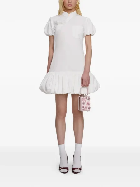 Rochie mini Self-portrait de costum alb