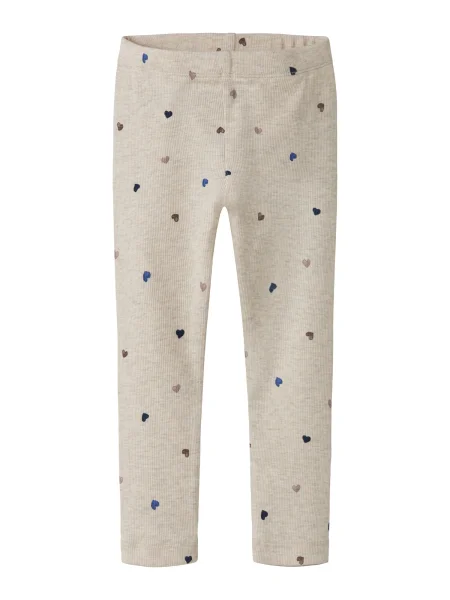 NAME IT Leggings NMFNutti kitt / albastru / albastru închis / maro alb
