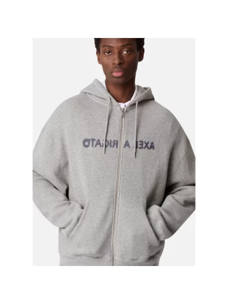 Bluza z kapturem Axel Arigato szara