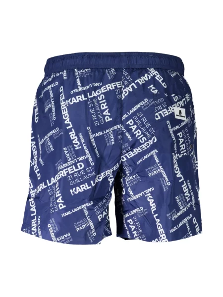 Kąpielówki Karl Lagerfeld Beachwear niebieskie