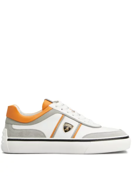 Sneakerși Tod's din piele alb