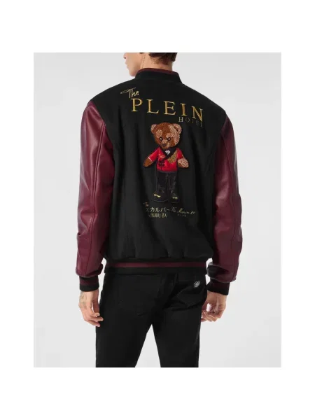 Kurtka skórzana Philipp Plein czarna