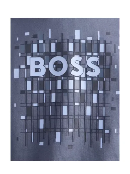 Hanorac Boss cu imagine albastru