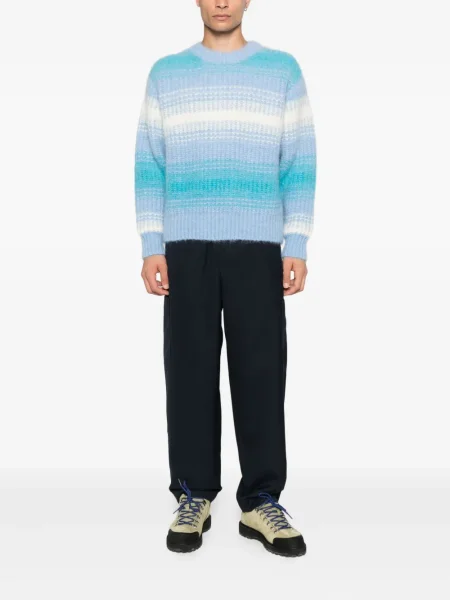Pulover Kenzo cu dungi cu decolteu rotund albastru