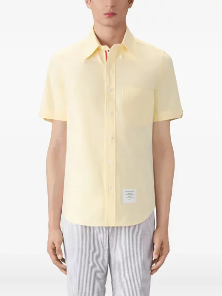 Cămașă Thom Browne scurtă galben