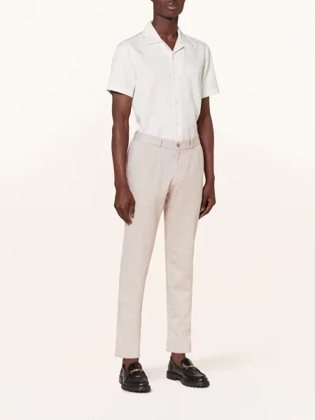 Paul Spodnie Garniturowe Extra Slim Fit beige beżowe