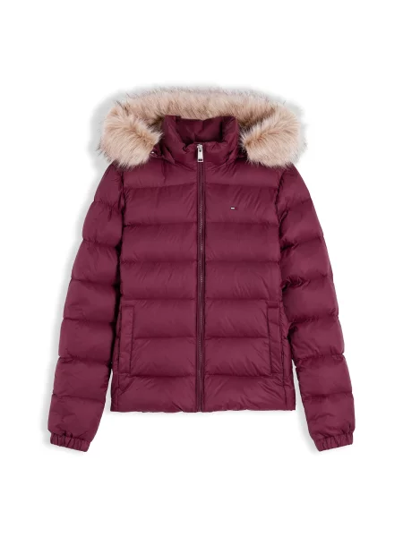 Tommy Jeans Geacă de iarnă mov zmeură
