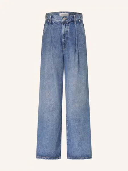Allsaints Džíny S Širokými Nohavicemi Haze mid indigo
