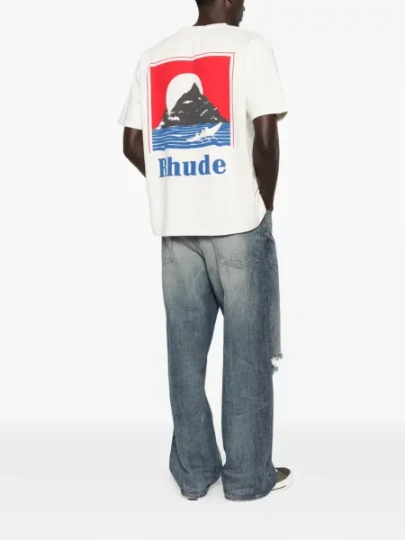 Tricou Rhude alb