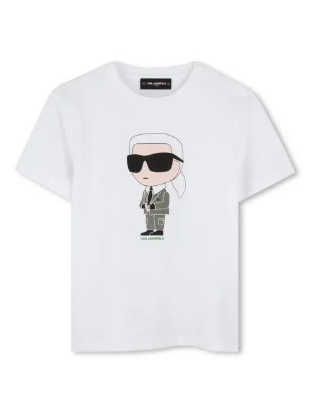 Koszulka dziecięca Karl Lagerfeld biała