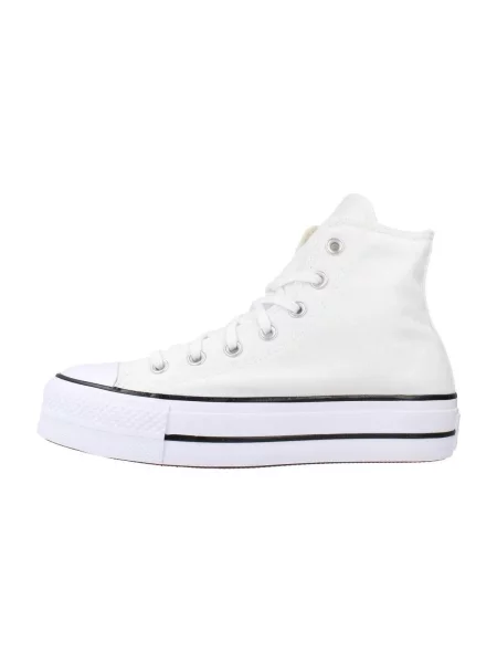 Pantofi Converse cu platformă alb