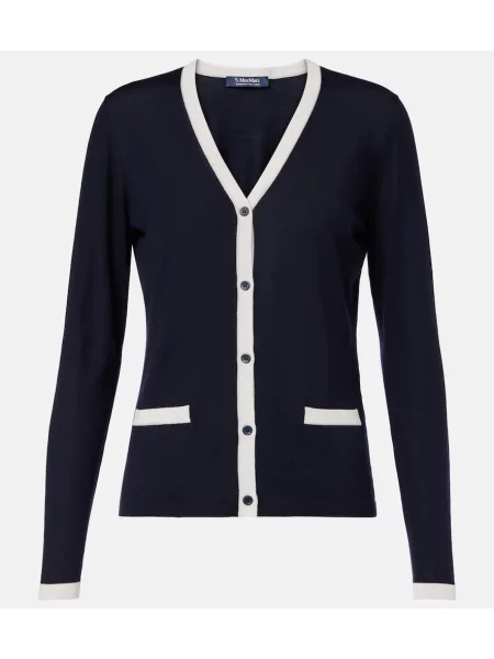 Cardigan 's Max Mara de lână negru