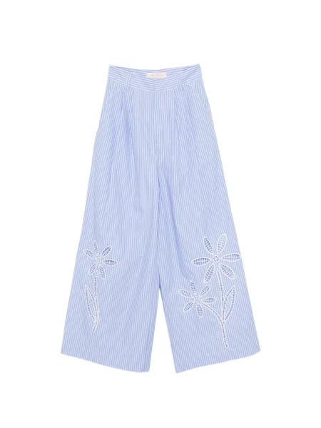 Pantaloni Mira Mikati cu dungi albastru