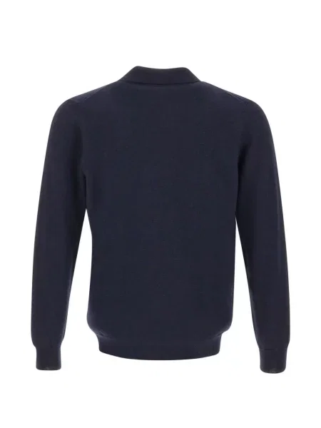 Lung tricou polo Kangra albastru