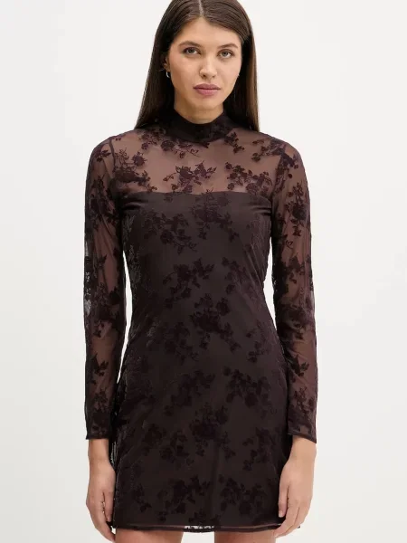 Abercrombie & Fitch rochie mini evazați maro