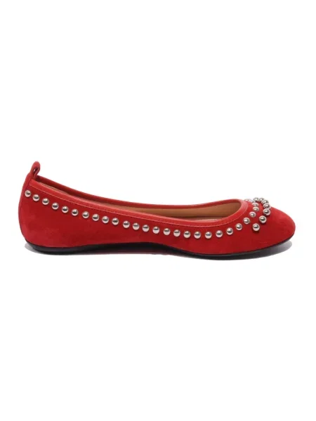Balerinki Tod's z ćwiekami czerwone