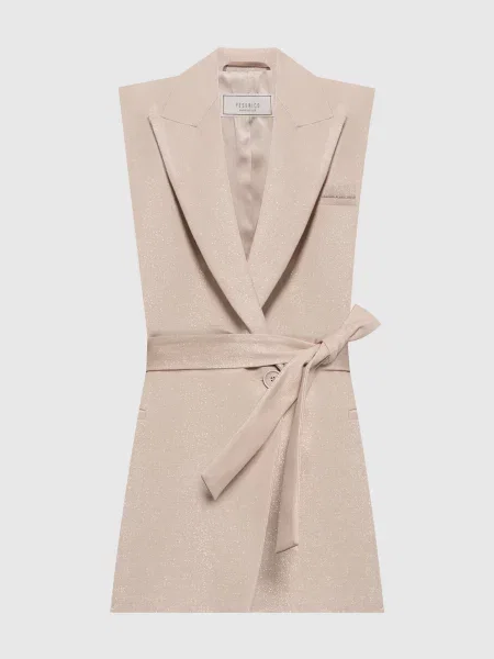 Жилет з ланцюжком моніль Peserico бежевий