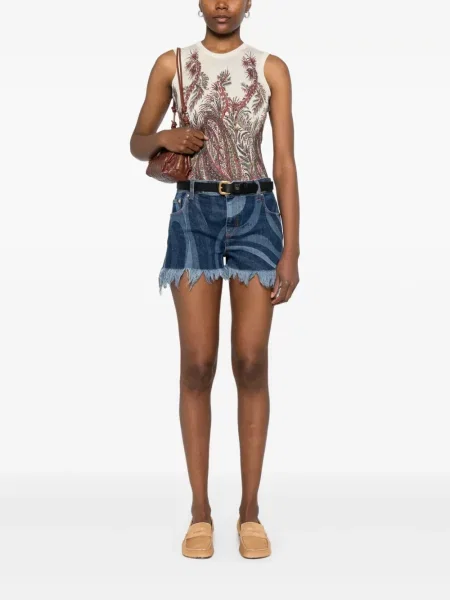 Top Etro cu imagine cu model paisley
