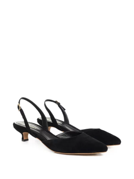 Pantofi cu toc Ginissima slingback negru
