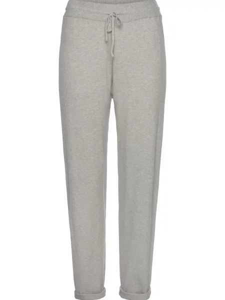 LASCANA Pantaloni deschis gri