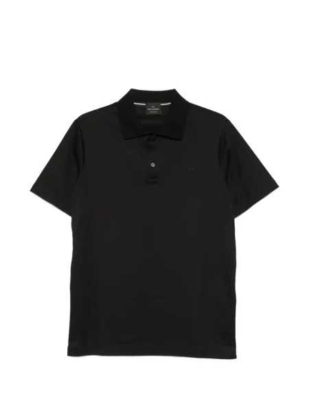 Scurt tricou polo Paul & Shark cu broderie negru