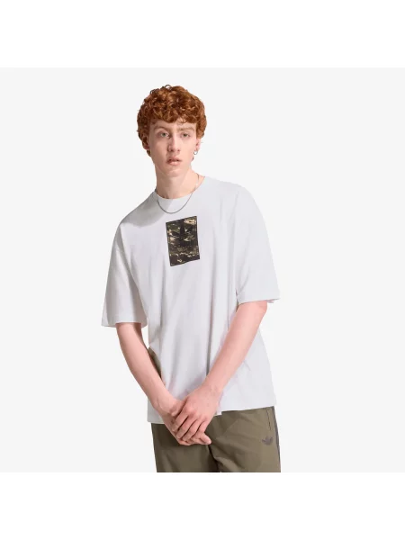 T-shirt adidas Camo Tee Tongue Label White XL biała