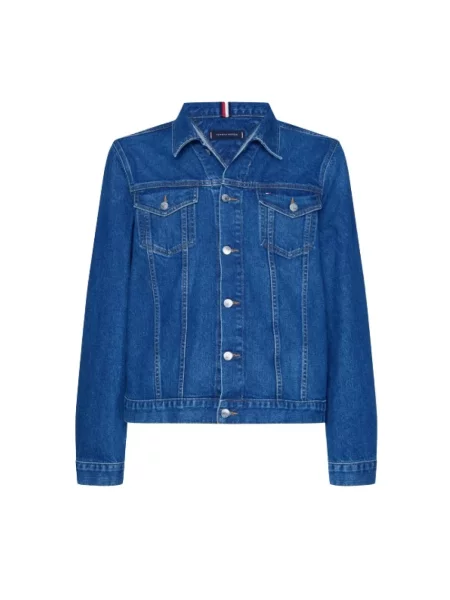 Kurtka jeansowa Tommy Hilfiger niebieska