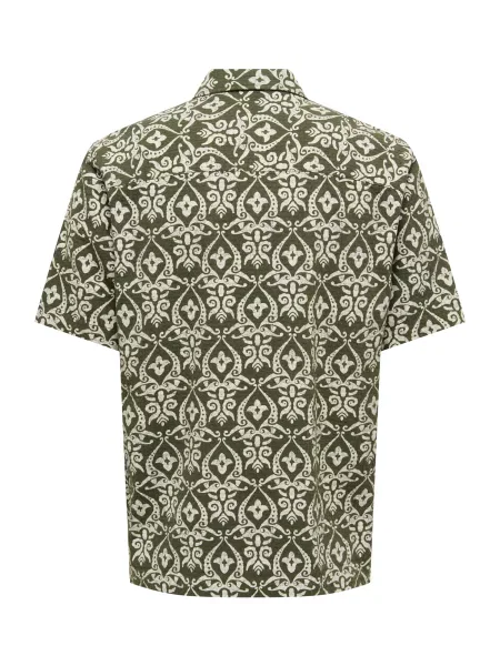 Only & Sons Srajca ONSSEA oliva / off-bela bela