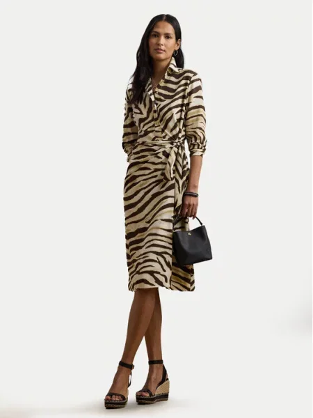 LAUREN RALPH LAUREN Sukienka koszulowa beżowy