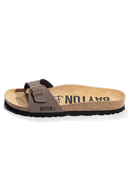 Bayton Saboți ZEPHYR gri taupe negru