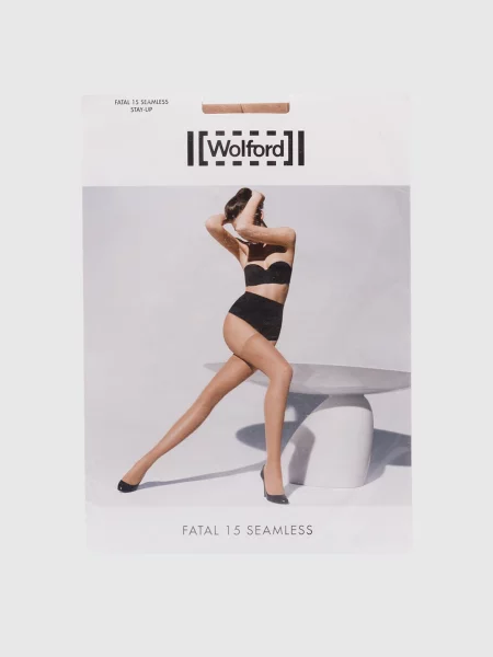 Чулки Wolford бежевые