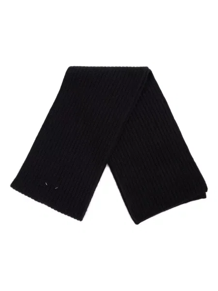 Fular Maison Margiela din cașmir negru
