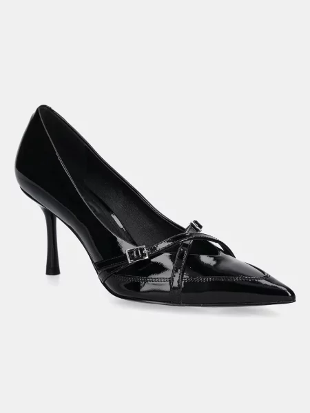 Pantofi cu toc Answear.lab din piele negru