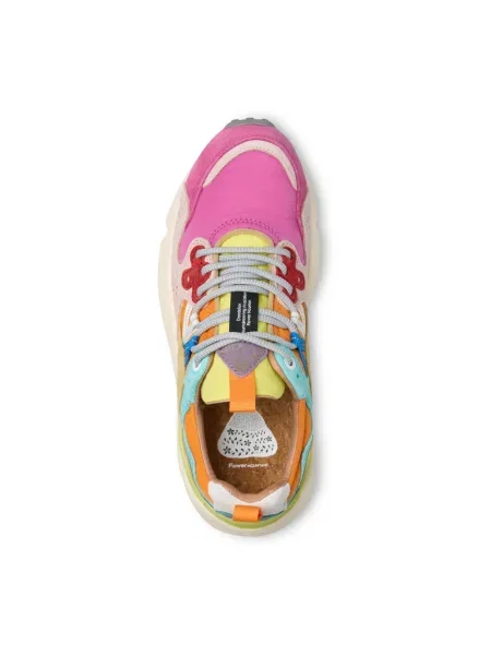 Sneakersy Flower Mountain skórzane w kwiatki