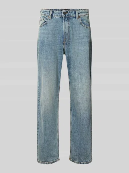Jeansy o kroju straight fit z dodatkiem wełny model Classic' Jack & Jones