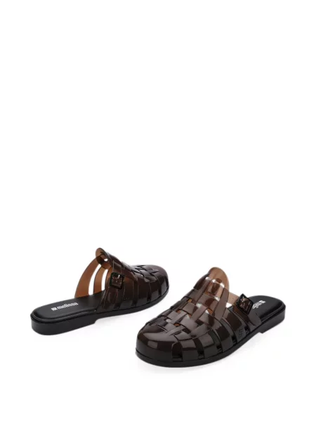 Papuci tip mules Melissa fără toc maro