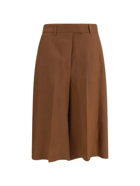 Pantaloni culottes Lardini maro