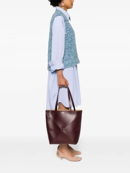 Geantă shopper Loewe roșu