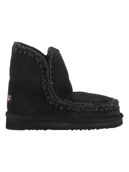 Buty do kostki Mou zamszowe czarne
