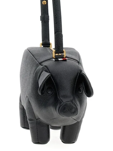 Geantă Thom Browne negru
