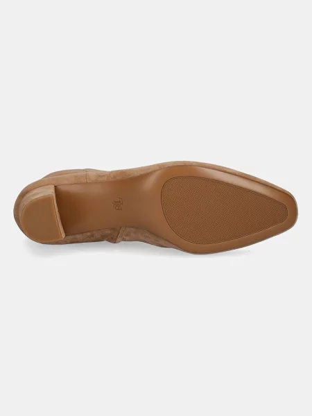 Замшевые ботинки Lauren Ralph Lauren бежевые