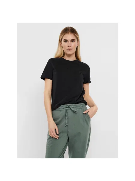 Vero Moda Majica Paula Regular Fit črna