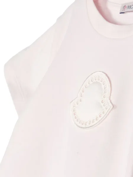 Dětské tričko Moncler Enfant růžové