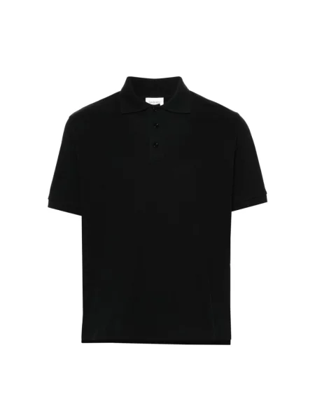 Koszulka polo Saint Laurent z logo czarna